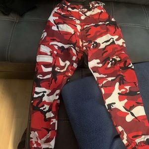 Red pants